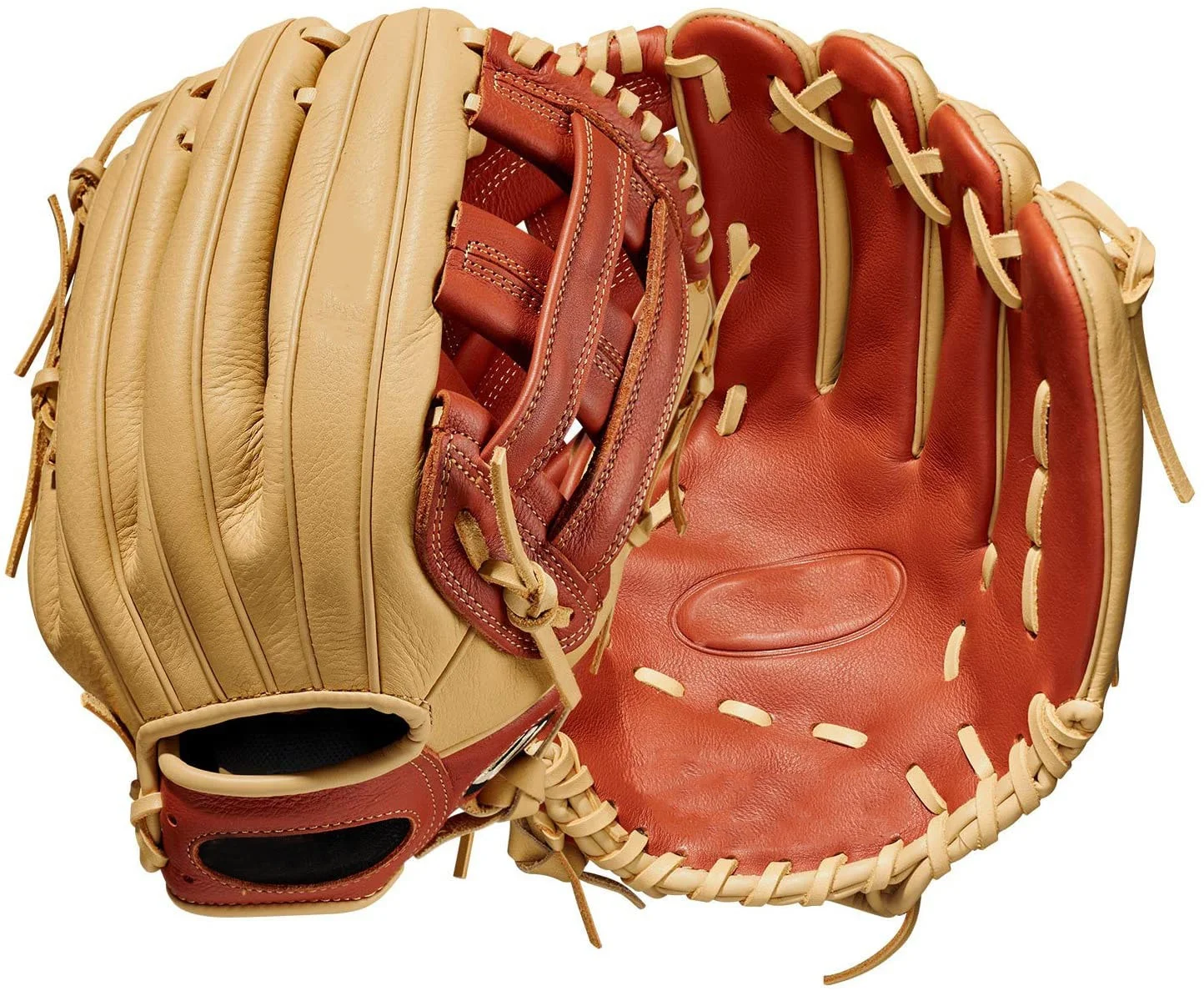 Custom Logo Top High Quality Cowhide Kip Leather Baseball Catching