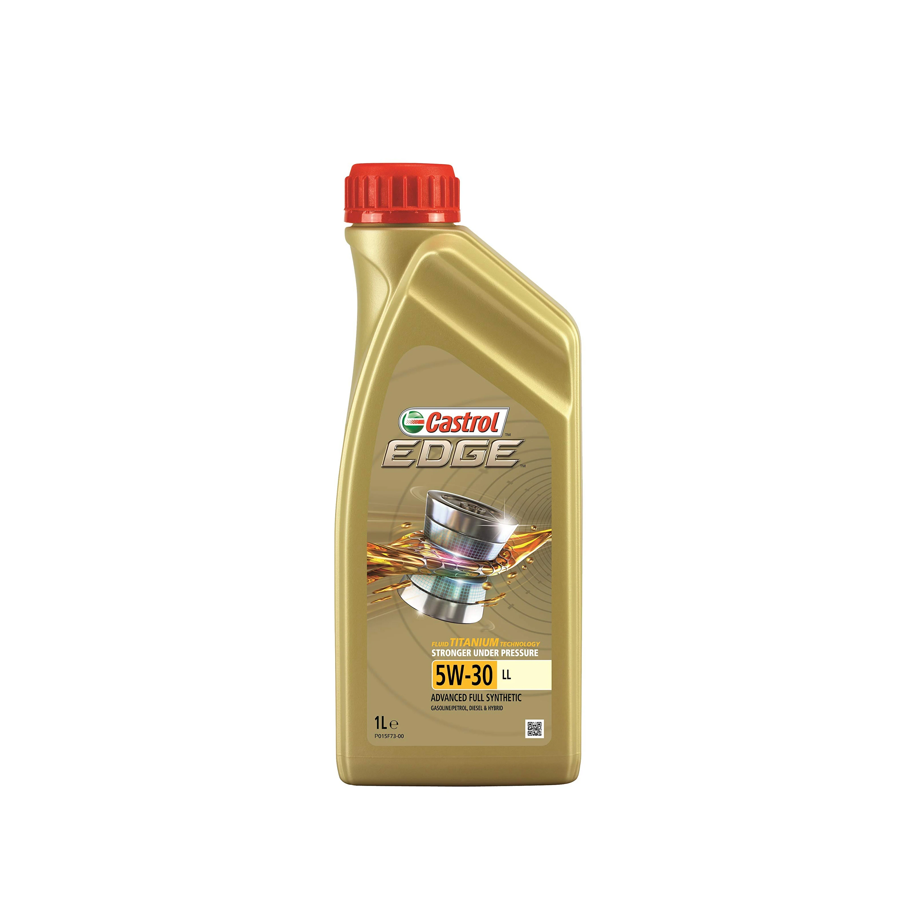 Castrol EDGE 5W-30 High-Performance Full Synthetic Engine Oil, Enhanced with Titanium for Superior Wear Resistance