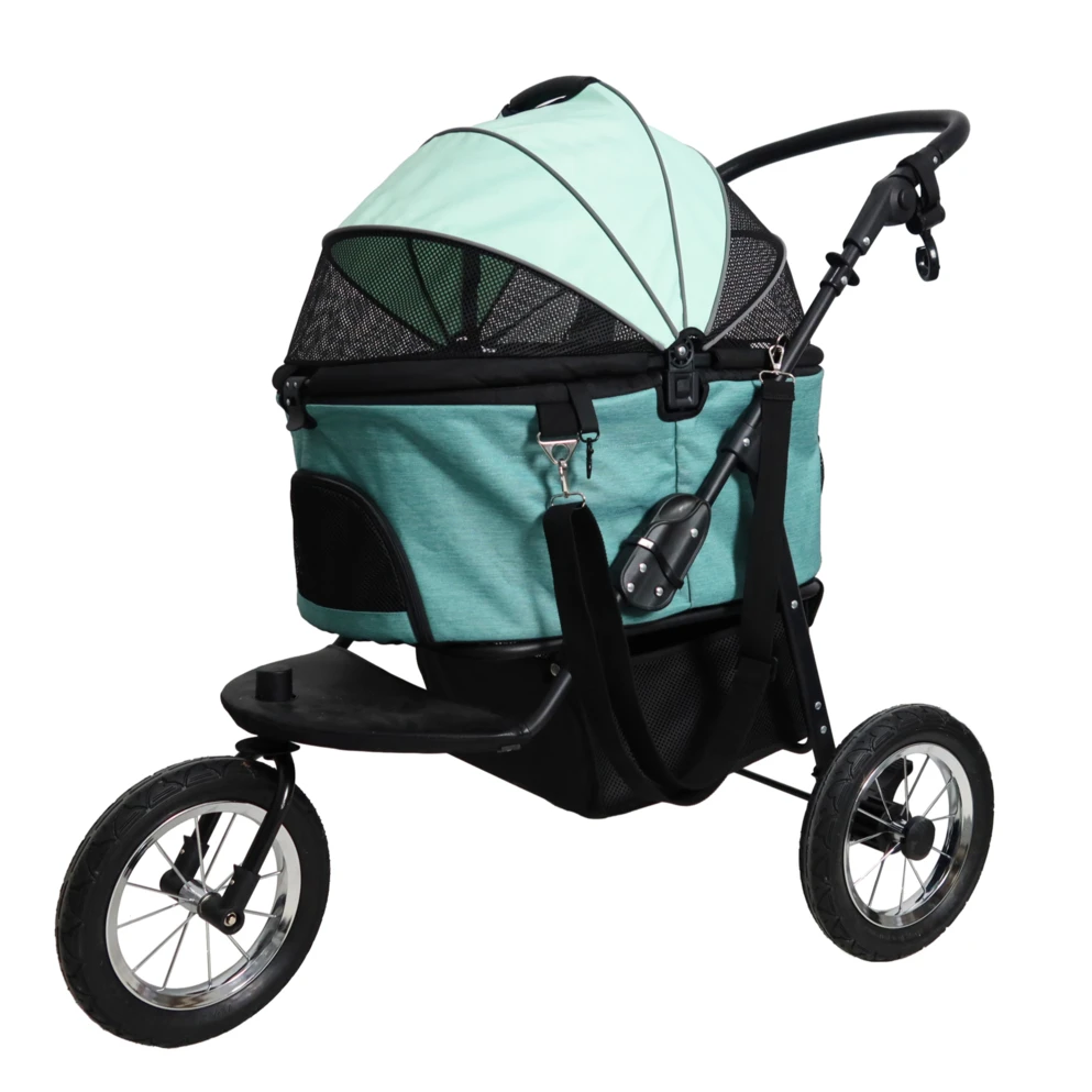 Premium Detachable Pet Stroller For Cats And Dogs,Foldable 3 Wheel Dog