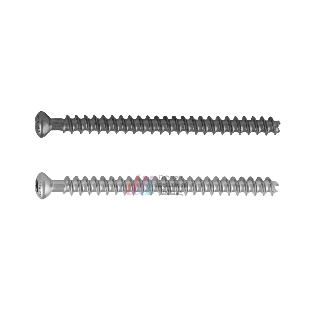 Self Tapping Titanium Cancellous Cannulated Screws Half Thread and Full Thread Orthopedic Veterinary Implants Bone Screws