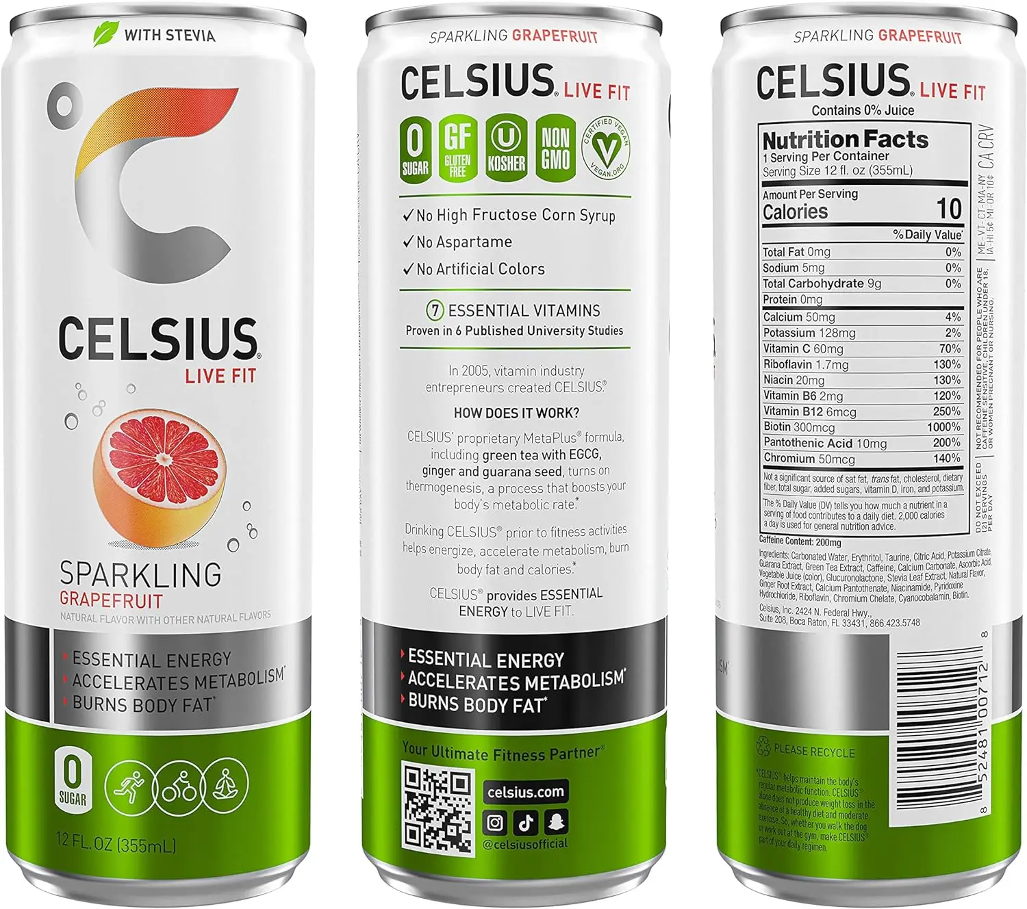 Celsius Fitness Energy Drink Essential Energy For An Active Lifestyle