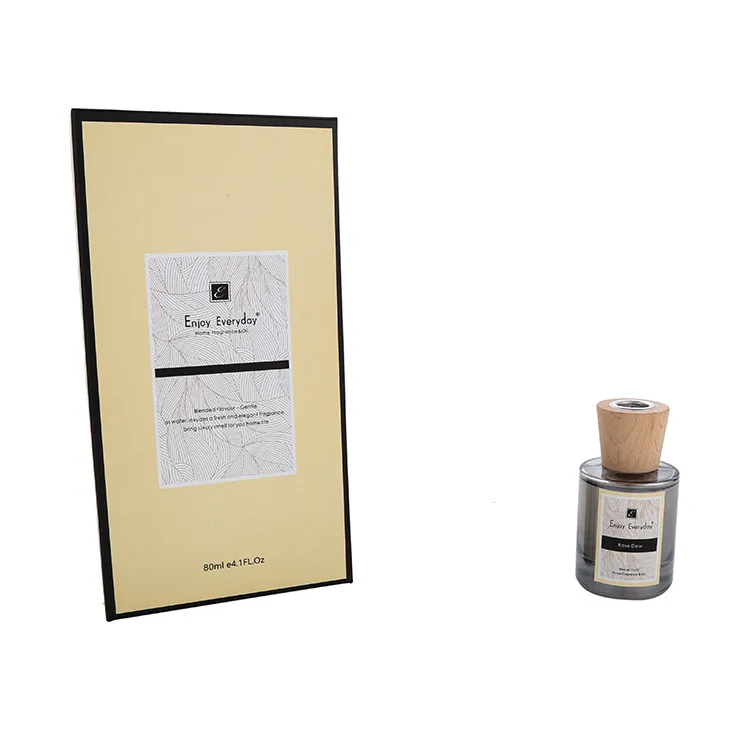 product promotion low price air freshener long lasting aromatherapy with handmade wooden cover clean scented decor reed diffuser set-9