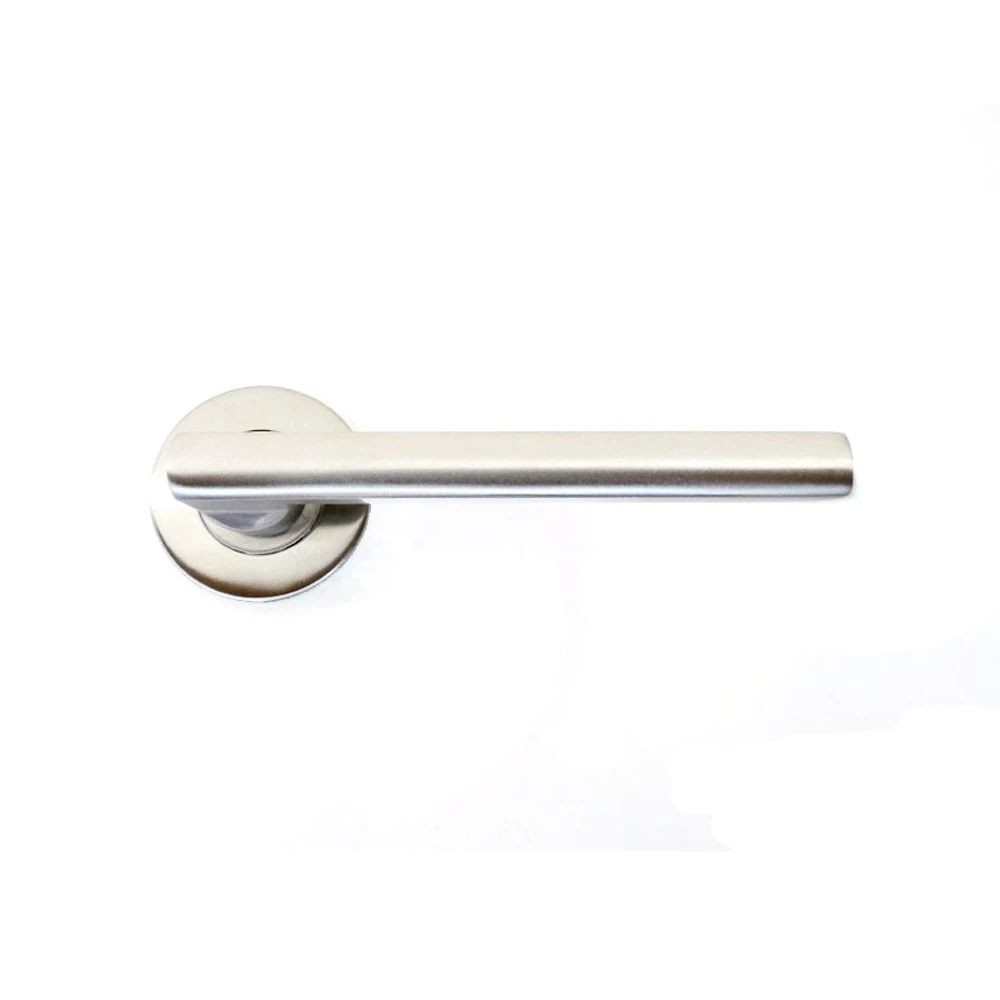 Aluminum Lever Handle With Escutcheon Spring Loaded Door Handle Buy