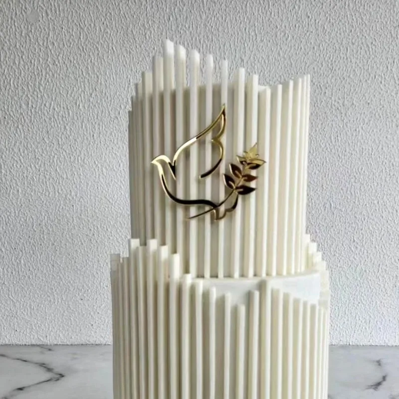 Decorazione per torta a forma di croce. Torta per battesimo, cresima, comunione. In legno o acrilico. - Italia