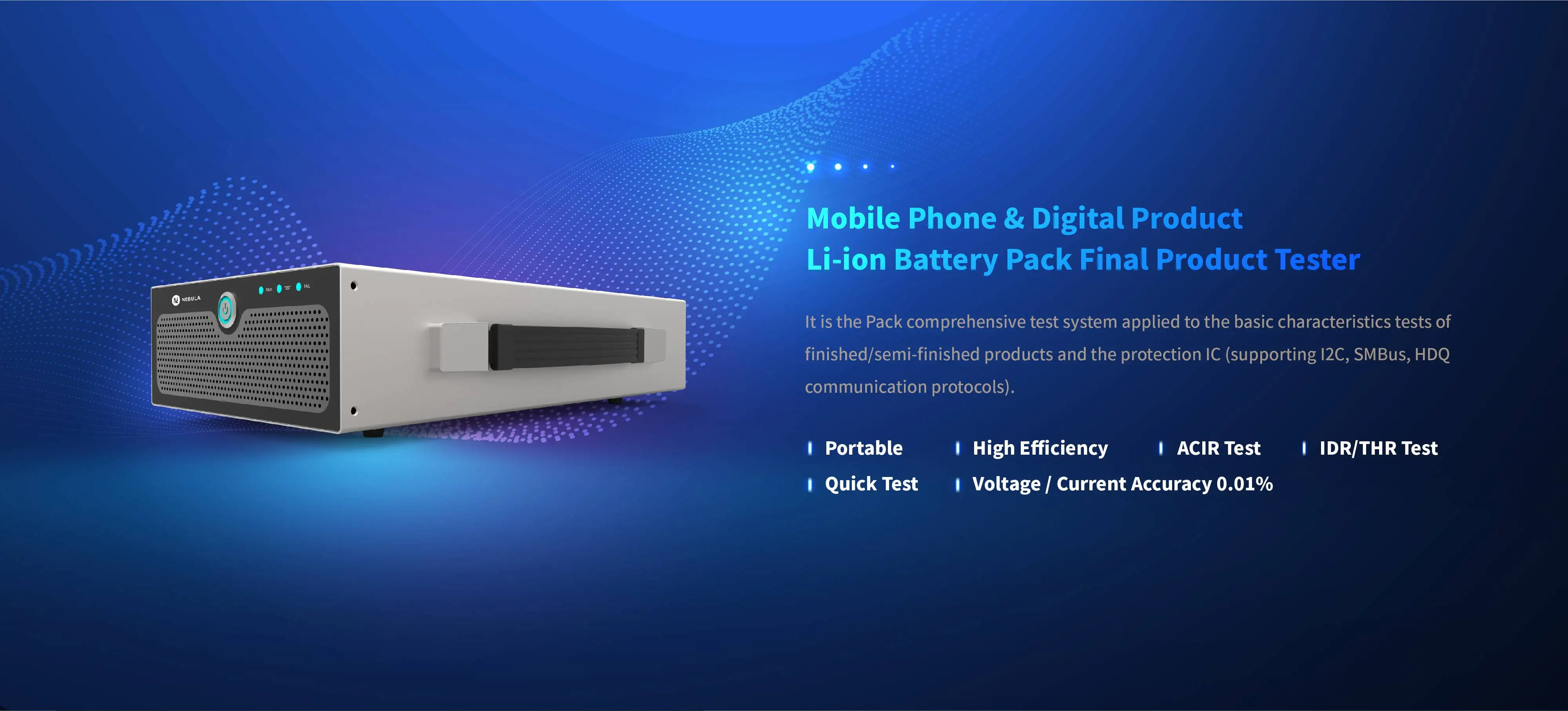 Nebula Premium Quality Battery Cell Regenerative Cycle Test System 5v