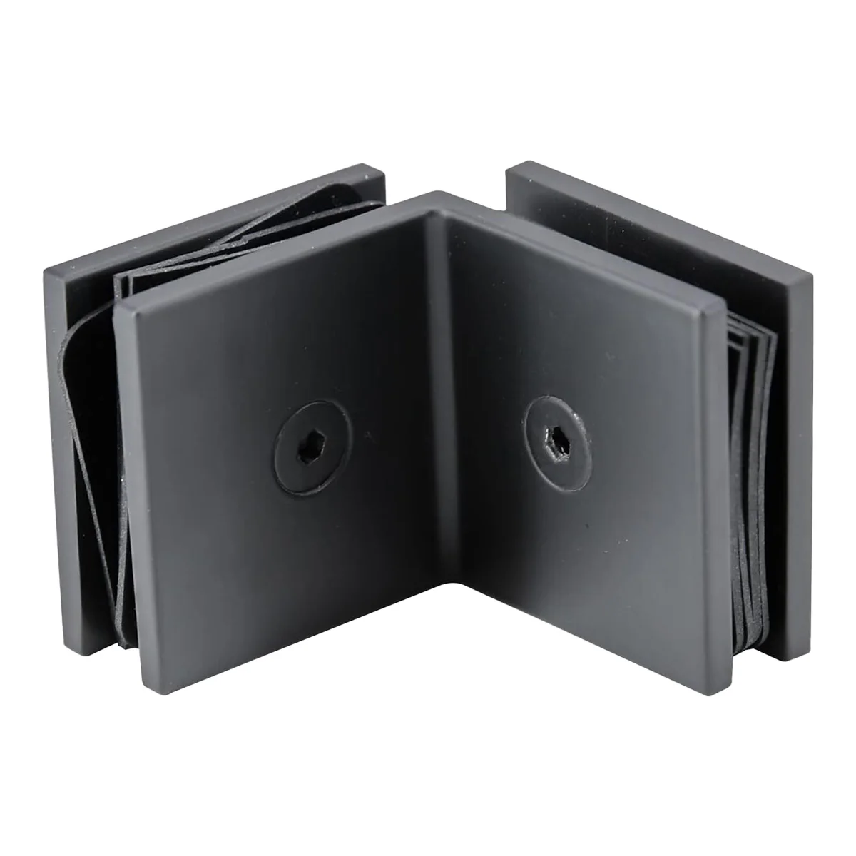 DIICCYO 4-Pack Black Stainless Steel Glass To Glass Clamps - 180° Balustrade Clamps For 10-12mm Thick Panels, Pool Fence & Stair Railings - View #13