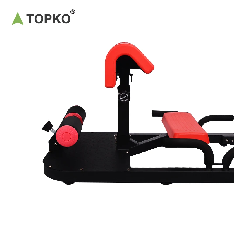 Topko Adjustable Deep Squat Machine Sit up Stand Bench for Home Gym Glutes Workout Station Leg Exercise Machine Glute Trainer