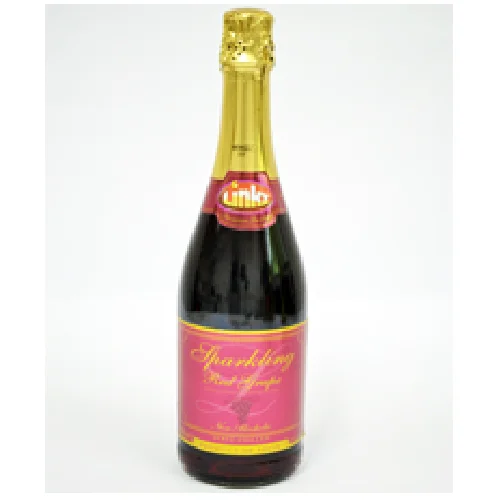 100% フレーバーレッドグレープジュース 750ml Linkz スパークリング炭酸ガラスボトル 12 パック 24 か月の賞味期限付き