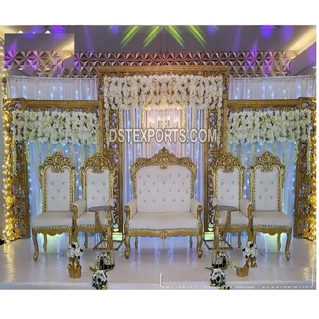 Grand Wedding Loveseat & Matching Chairs Exclusive Wedding Stage Sofa