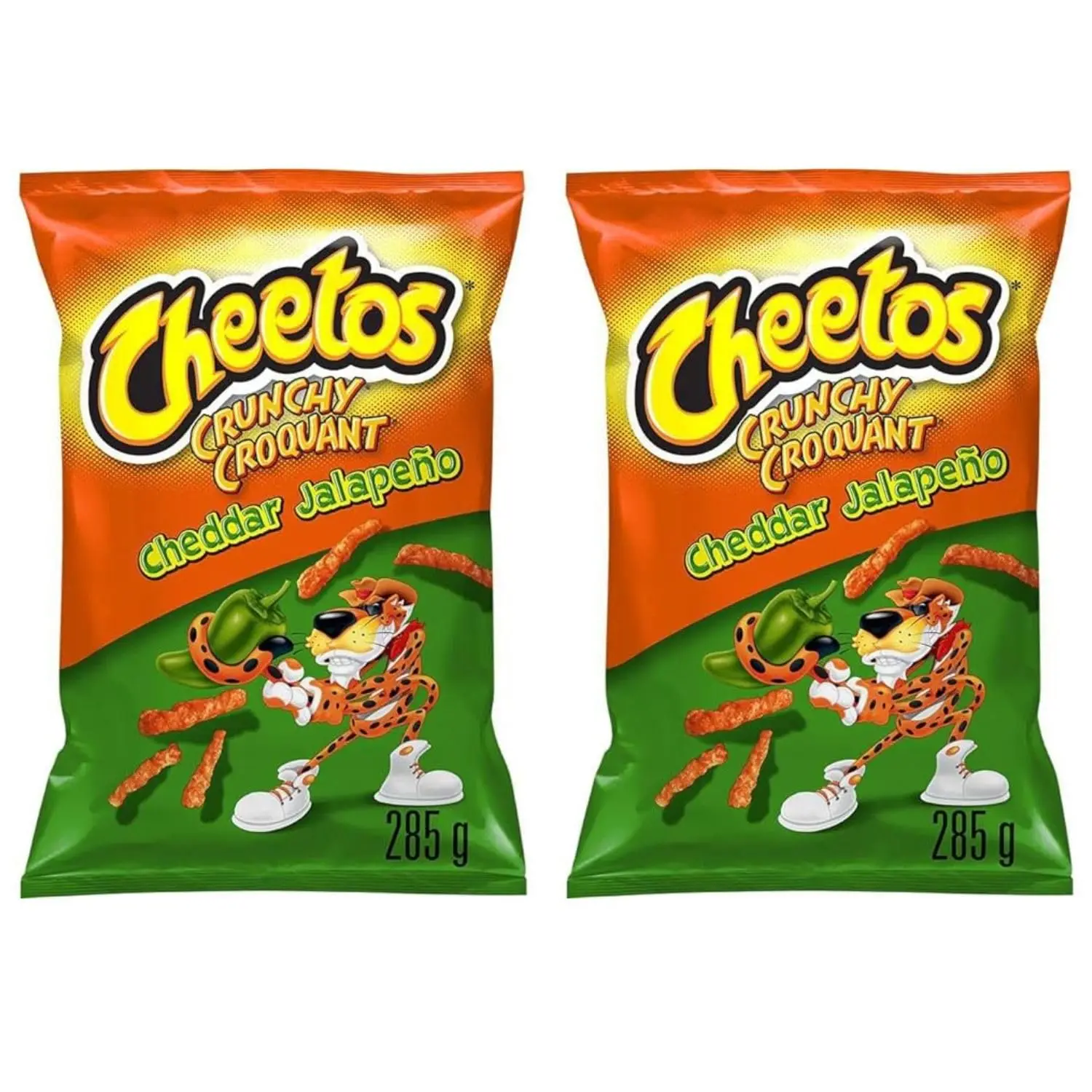 Cheetos Crunchy Cheddar Jalapeno Cheese Flavoured 285g Buy Cheetos