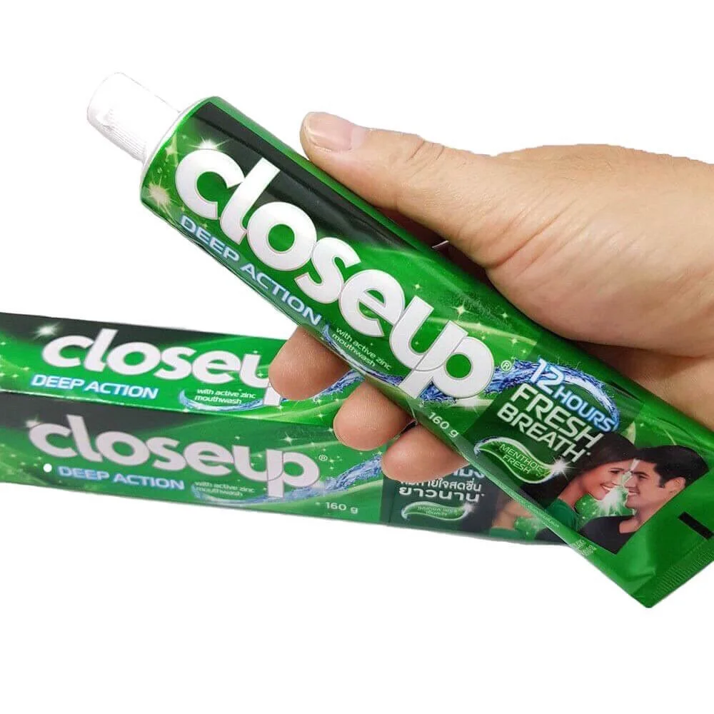 Vietnam Supplier Closeup Toothpaste Cleans Bacteria Endlessly Cool Mint