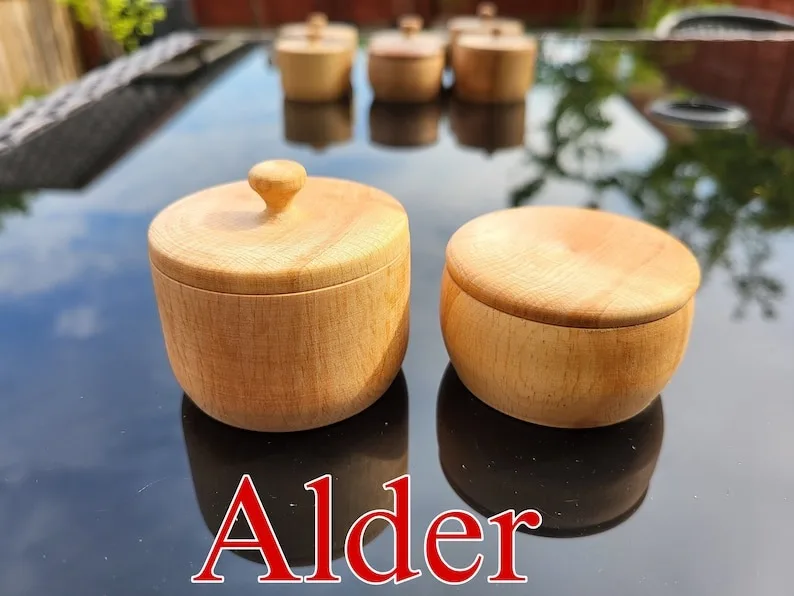 Handmade Rustic Wooden Spice Box with round Patterned Rack Herb & Spice Storage Adds Character to Your Kitchen