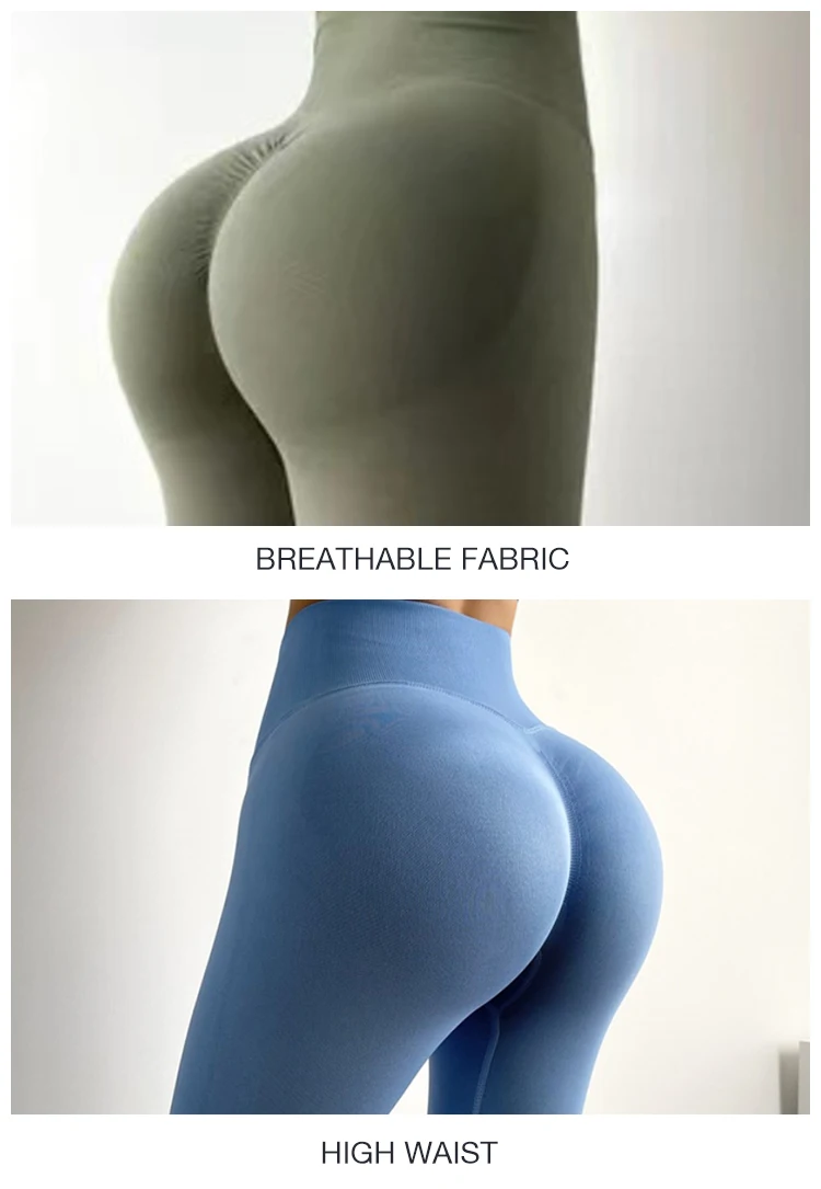 Pantaloncini Vita Alta Butt Lift Scrunched Booty - Leggings Palestra Donna Tiktok