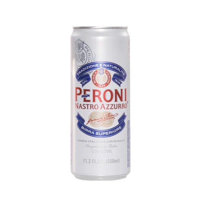 Peroni Nastro Azzurro 0.0% 24 X 33cl Case Bottles - Alcohol-Free Lager