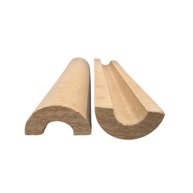 Autodesk CNC Cut AutoCad Fabricated Size Mineral Wool Heat Insulation Materials Insulation Materials 110kg/m3 Density Rockwool