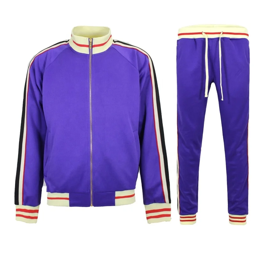 Custom Two-Piece Training Sweatsuits for Men Woven Gay Jogger Track Hoodie Sportswear for Summer Sports Blank Tracksuit Clothing