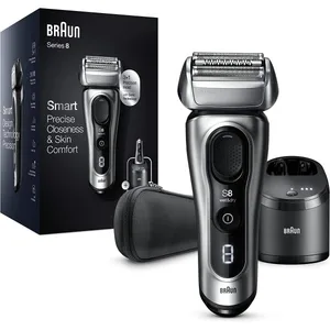 Br aun Series 9 PRO+ Electric Shaver for Men Rechargeable 5 Pr ecision Shave Elements Long Hair ProTrimmer