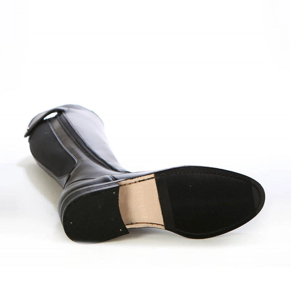 Амортизирующие ботинки для верховой езды для соревнований по прыжкам, защитные ботинки для соревнований с конским сухожилием, защитные ботинки с козырьком из ПУ кожи