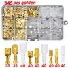 345pcs/box+Golden/silvery
