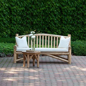 Rustic Bamboo Garden Bench Outdoor Furniture Patio Bench Home Furniture  Vintage Bamboo Chairs for Garden Made in Vietnam| Alibaba.com