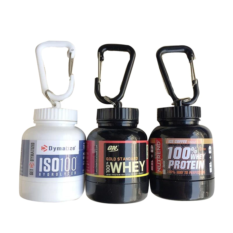 100ml 200ml Customized Portable Keychain Whey Milk Protein Powder