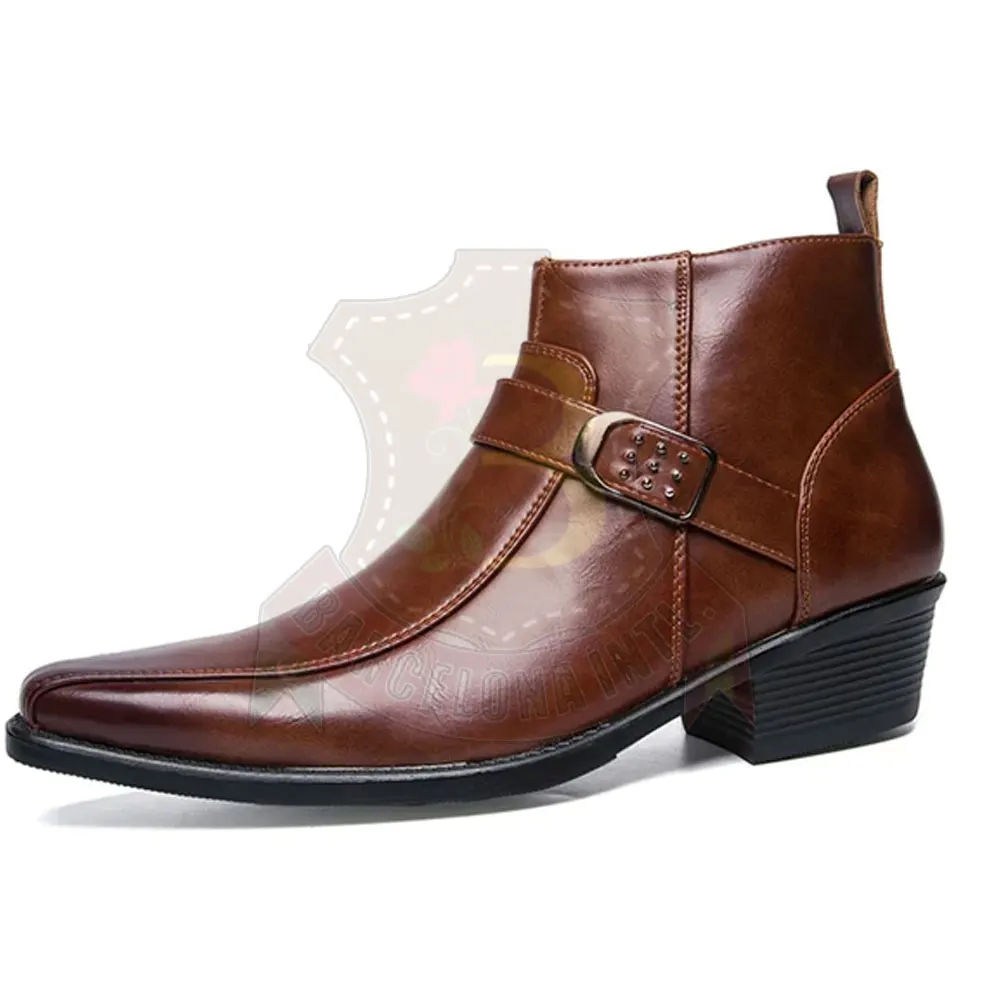 mens heeled chelsea boots