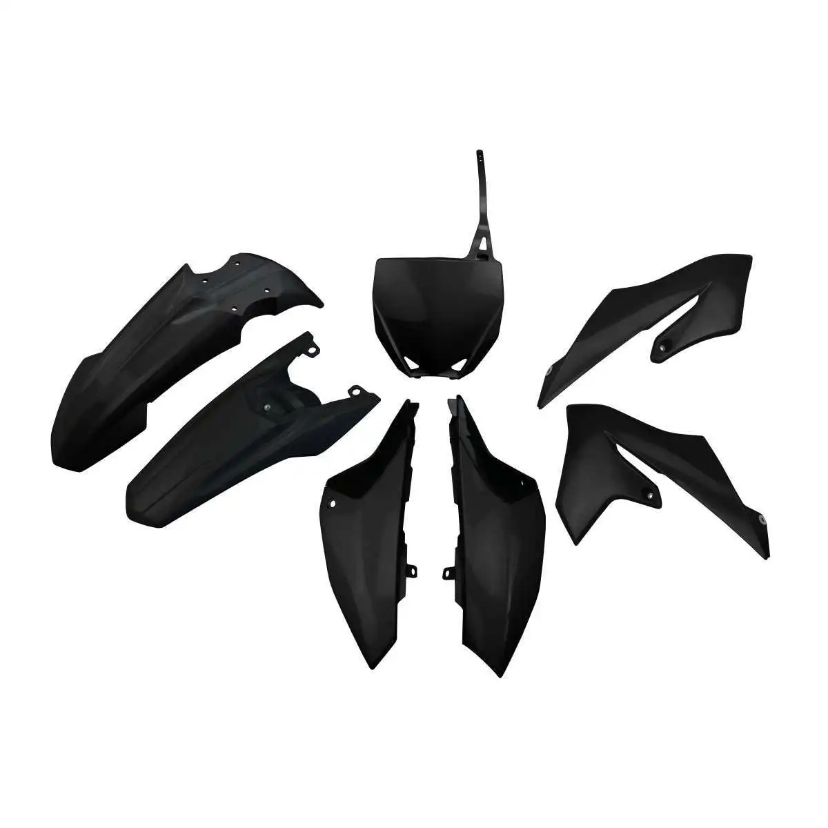XFUN Black Plastic Kit for Yamaha YZ 65 2019-2025 Motorcycles