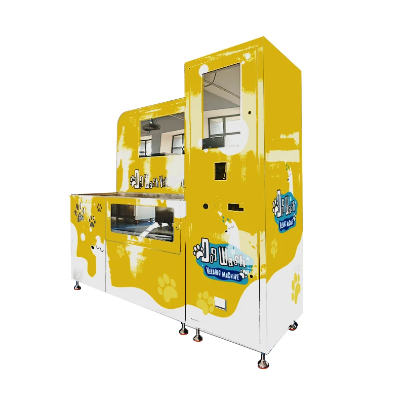 Self-Service Pet Washing Vending Machine with Touch Screen Coin Payment System and SDK Function
