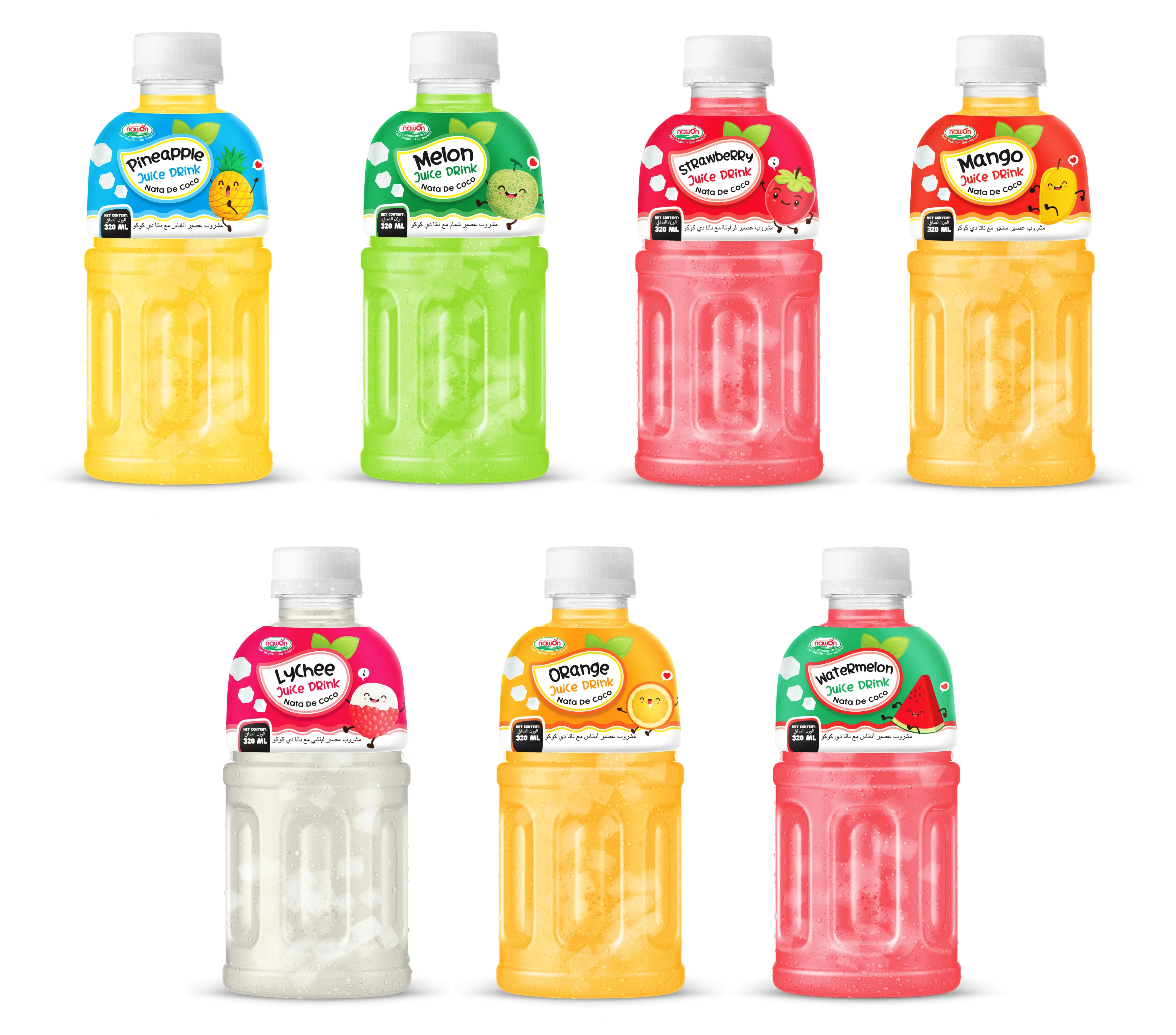 Натуральный соковый напиток Nata de Coco-Лучшая цена оптом-Бесплатная Акция