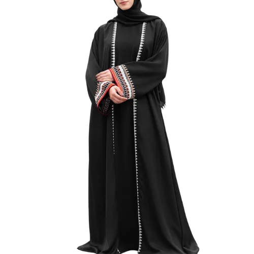 Womens Plus Size Silk Chiffon Abaya  Oem