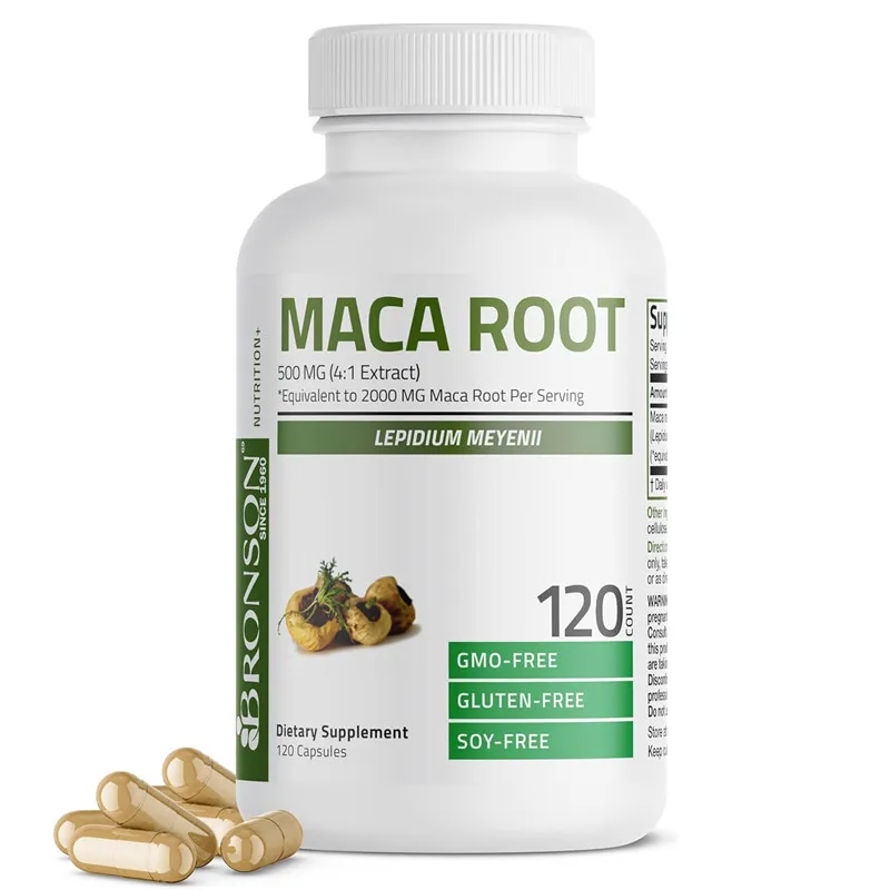 Maca strong man kapsle pro dospělé vitamíny obohacené o maca prášek extrémní maca doplněk