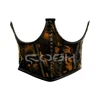 Satin Orange Avec Maille Noire