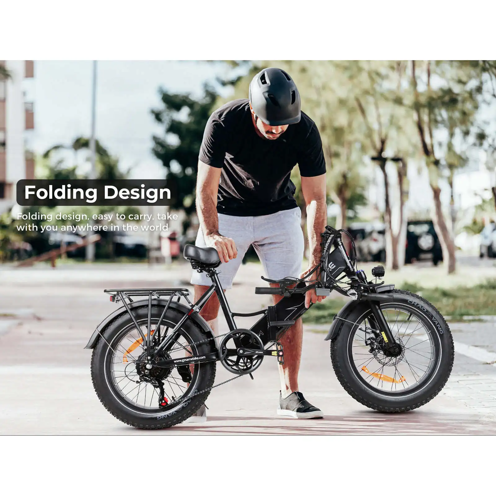 LOTDM200-II 750W Step-through Folding Bike