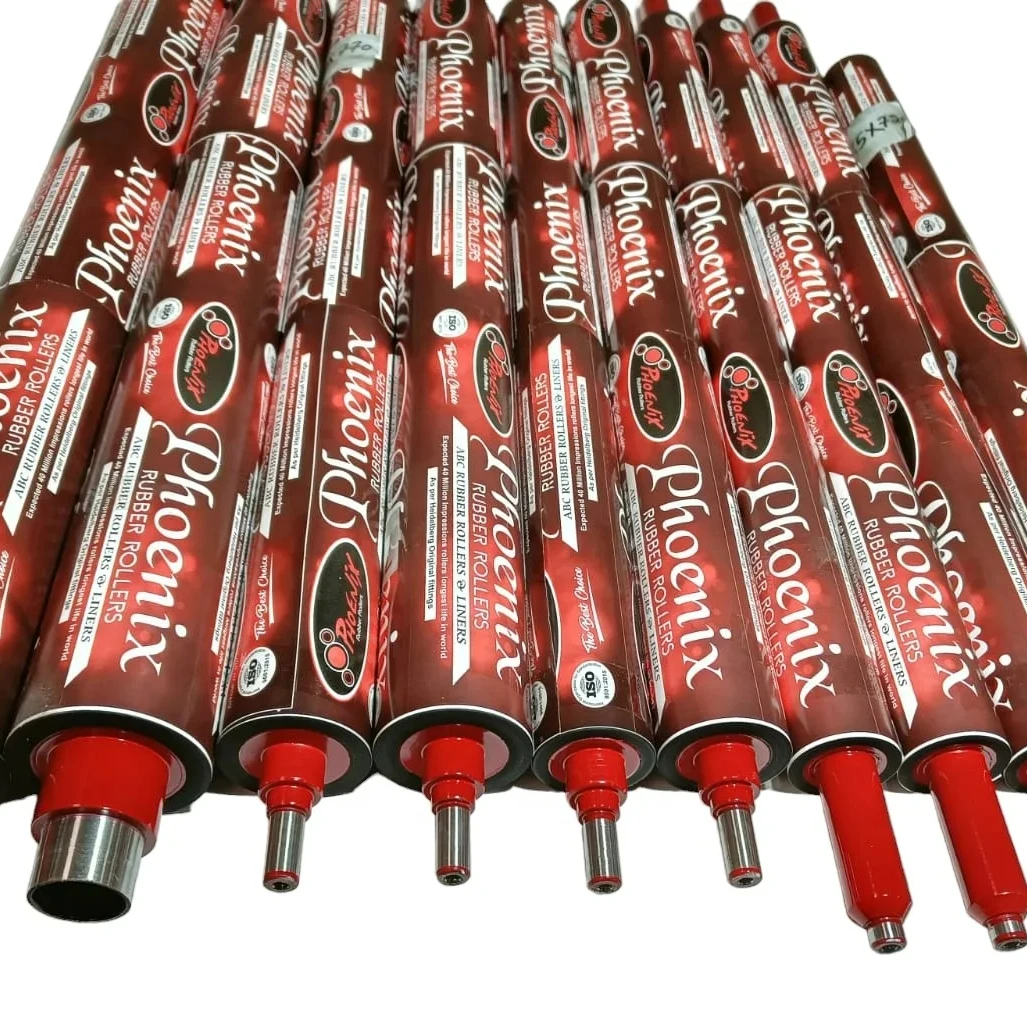 Rollers for Offset Printing Press Rubber Rilson Silicone EPDM  NBR Nitrile Polyurethane Chrome Copper All Kind Rollers