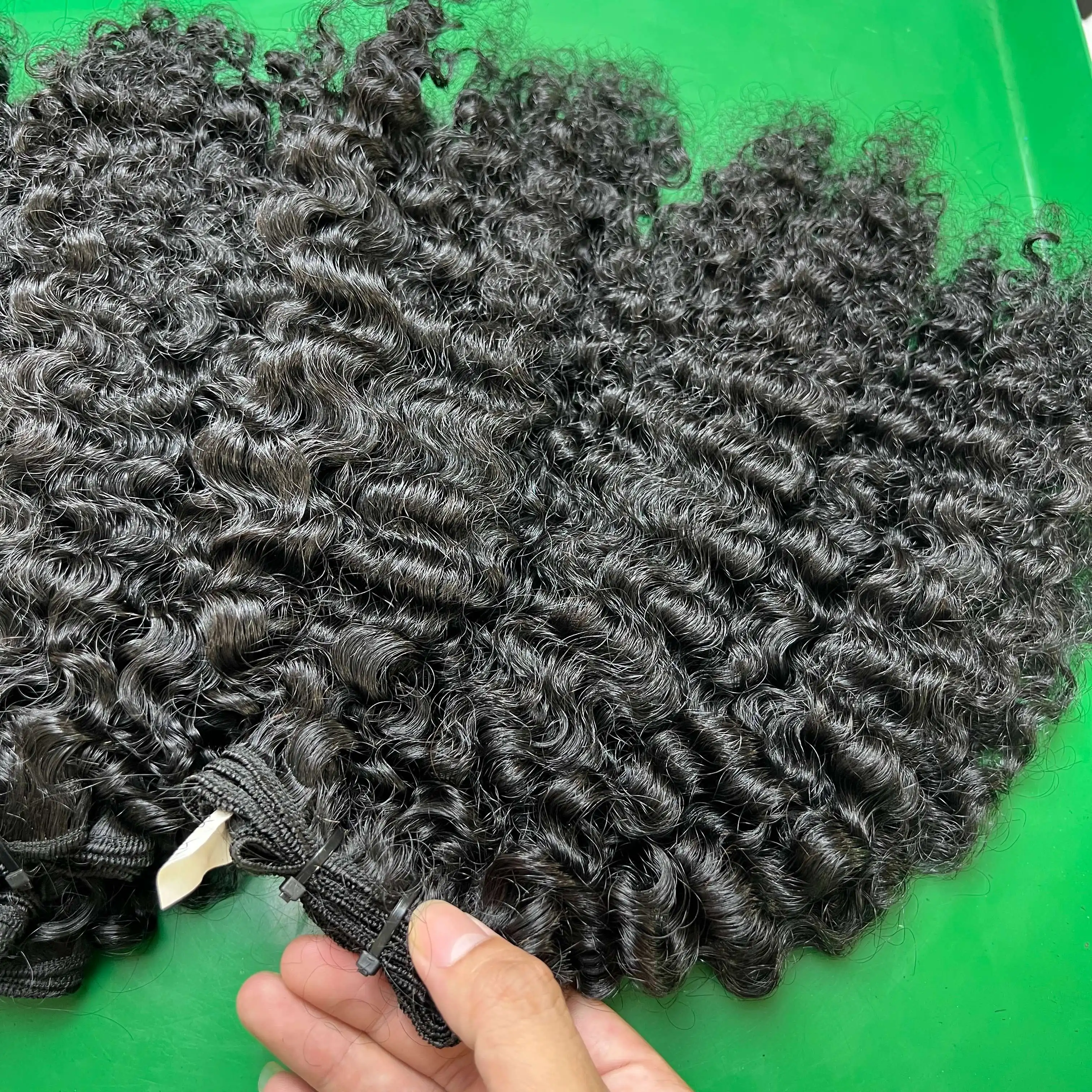 100% Unprocessed Vietnamese Burmese Curly Hair,Double Drawn Young ...