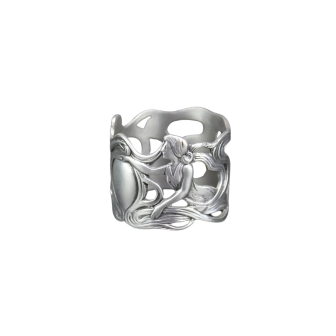 Latest Designs Buy in Very Low Price & MOQ Vintage Angel Head with Wings Metal Napkin Ring Made of Brass for Wedding Party Use