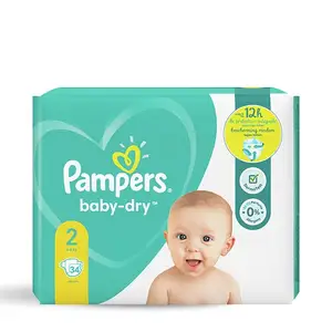 Pampers Baby Dry Diapers, Super Pack