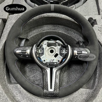 alcantara Steering Wheels for BM-W M Sport X1X3 X4 X5 M3 M4 M5 M6 F01 F02 F06 F07 F10 F11 F12 F13M F15 F35 F16 F22 F30 F31 F32
