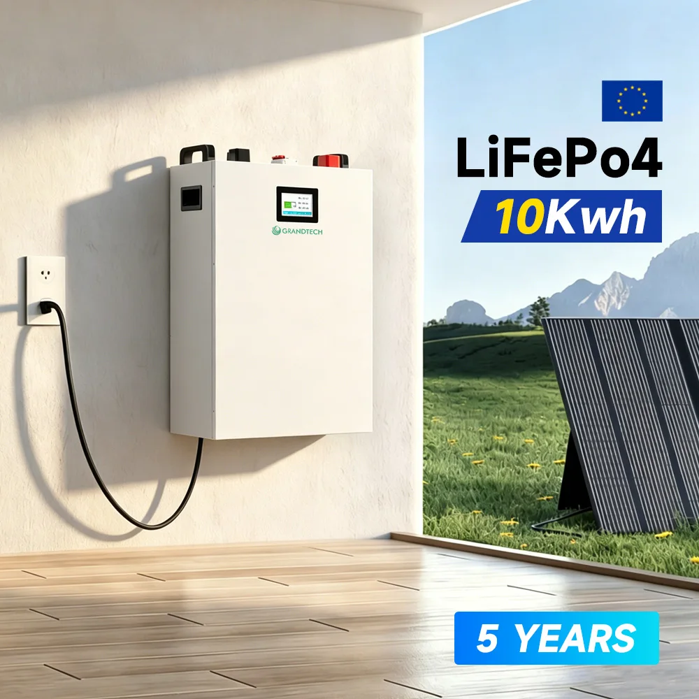 51,2 V, 10 kWh LiFePO4 quyosh qayta zaryadlanadigan batareyasi aqlli BMS bilan, A darajali, stendga o'rnatiladigan 5 kWh Lifepo4 batareyasi, 20 kWh, 30 kWh, 40 kWh, 60 kWh
