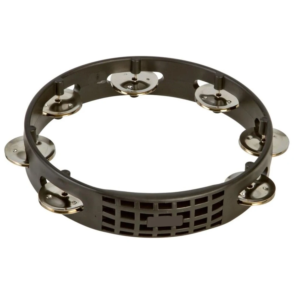 Ручной бубен с металлическими однорядными джинглами деревянные бубны развлекательные Музыкальные инструменты