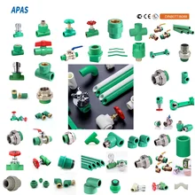 APAS FACTORY DIRECT DIN8077/8078 ALL Types Plastic PPR Pipe  fittings ppr pipe fitting for Home Plumbing water supply