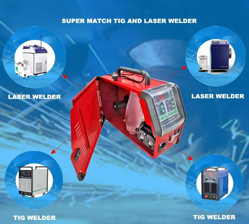 Supercnc Automatic Wire Feeder 4-roll 24v Mechanism Professional High Quality Tig Feeder Wire Feeding Device