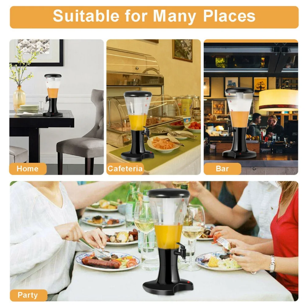 Оптовая продажа с фабрики Лидер продаж дозатор Пивной Башни 3л со светодиодными лампами