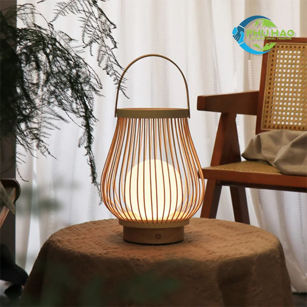 Experienced Eclectic Style with Vietnamese Crafts: RATTAN BAMBOO LANTERN CHANDELIERS for Your Home Restaurant Resort Garden