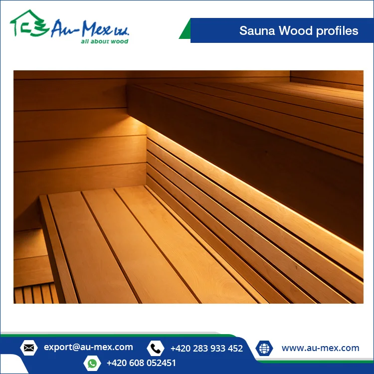 Premium Quality Solid Wood Boards Thermo Aspen for Sauna 15x90mm STS3