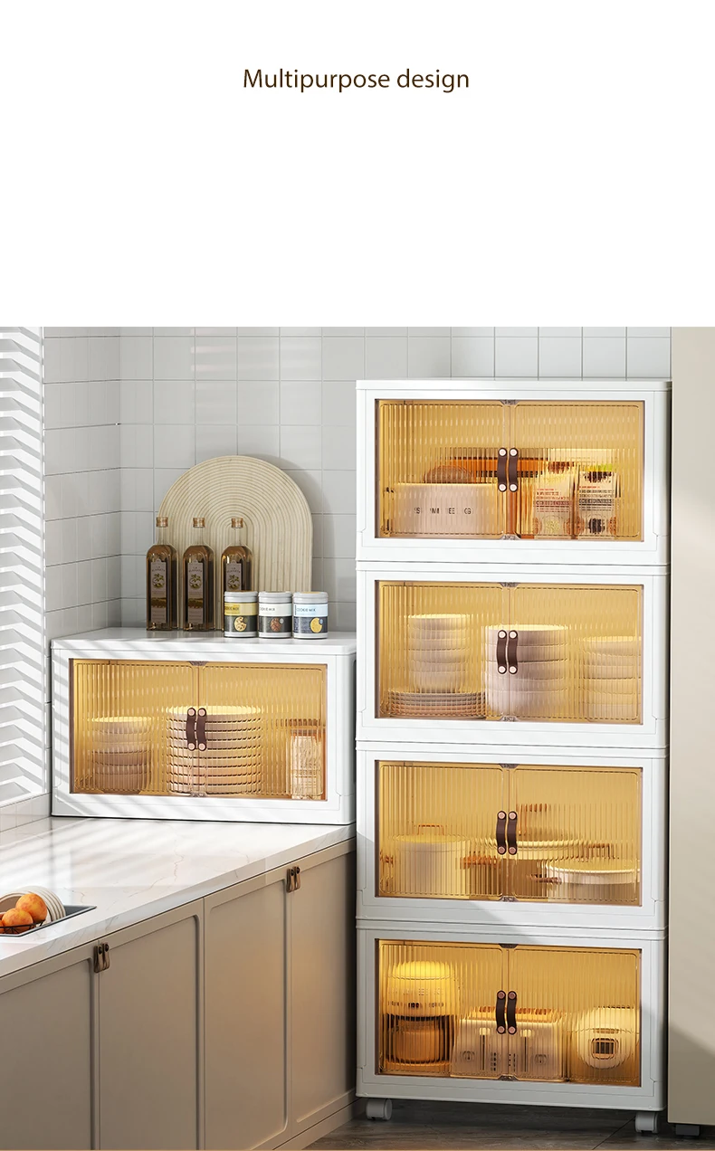 Largecapacity Kitchen Storage Box Removable Kitchen Storage