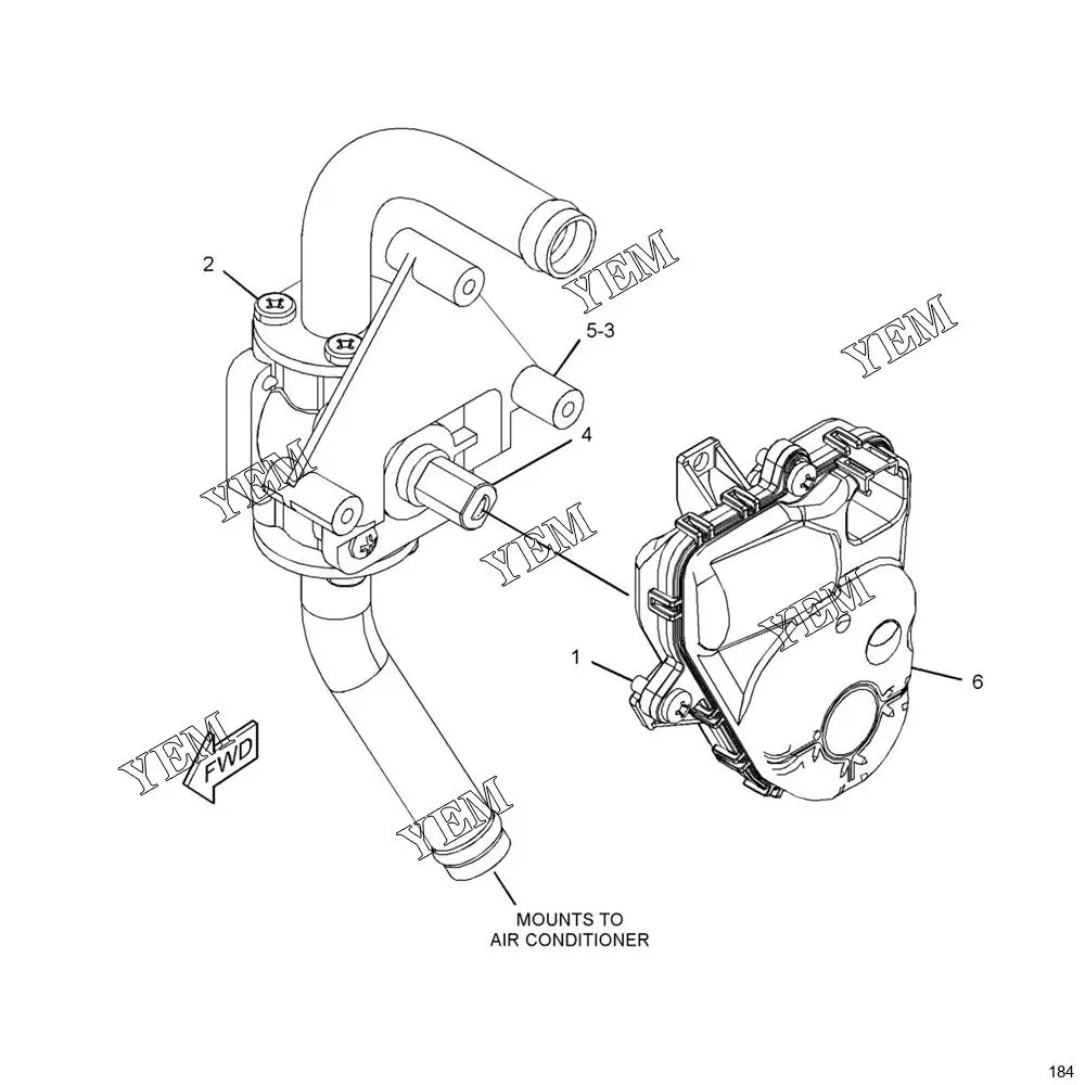 High Quality Machinery Parts 950L 972L 980L 950GC 950 GC 966L 962L Valve Assembly-Water 441-4589 4414589