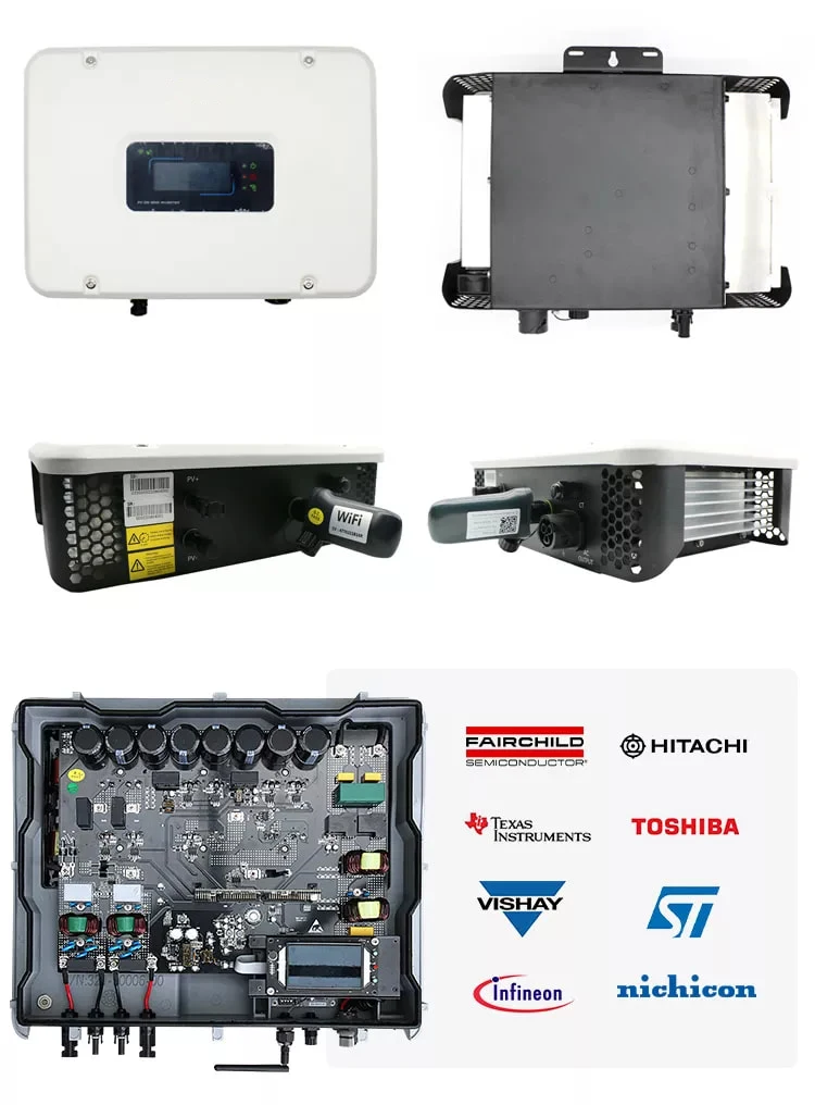 Single Phase On grid Solar Inverter 1kW 1.5kW 2.2kW 3kW 3.6kW 4.4kW 5kW 6kW MPPT Wifi monitor Grid Tie Solar Inverter with Wifi