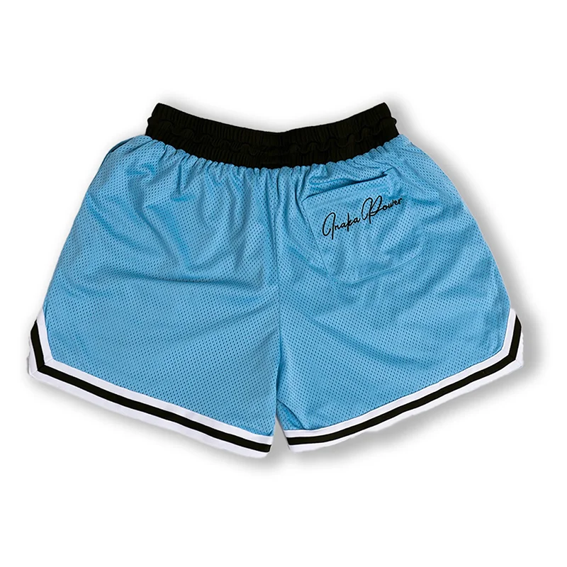 Custom Pattern Sublimation Embroidery Logo Men Basketball Casual Shorts 