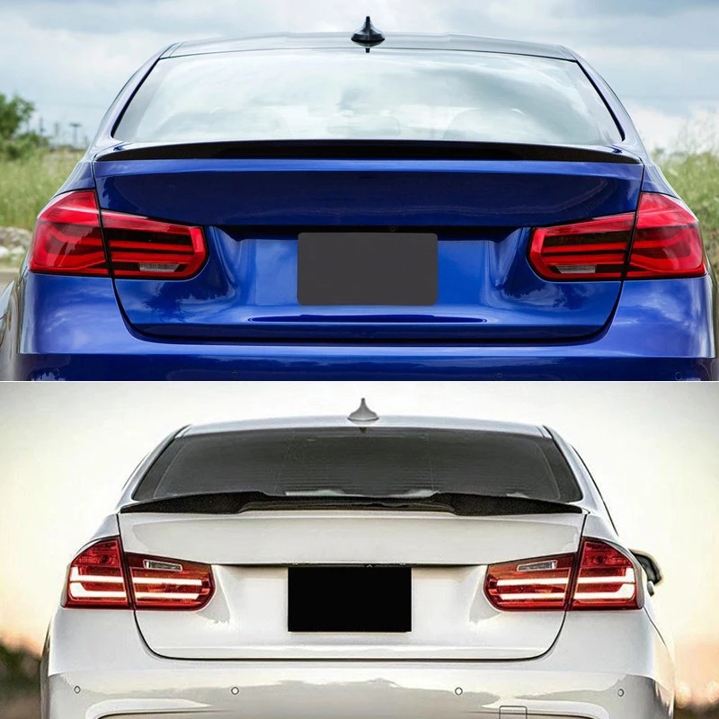 Spoiler Arrière Pour BMW Série 3 F30 (2012-2019) - ABS Noir Brillant, Autocollant